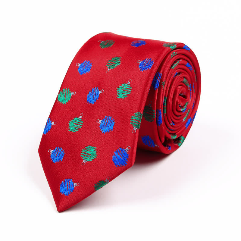 Cravate fantaisie pour homme avec motif Père Noël
