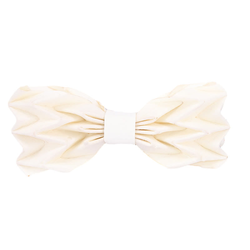 Nœud papillon en papier kraft écologique et créatif pour homme