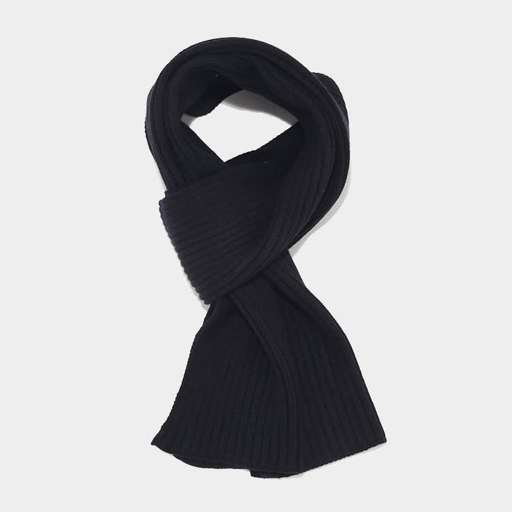 Ensemble de 3 pièces unisexe classique polyvalent avec bonnet, écharpe et gants