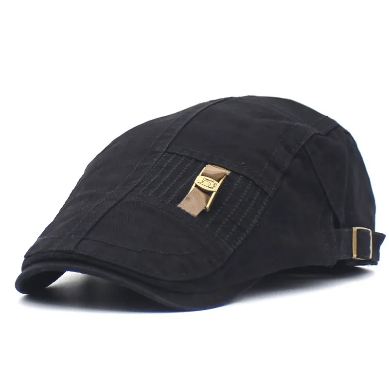 Casquette béret en coton avec boucle en cuir Freestyle