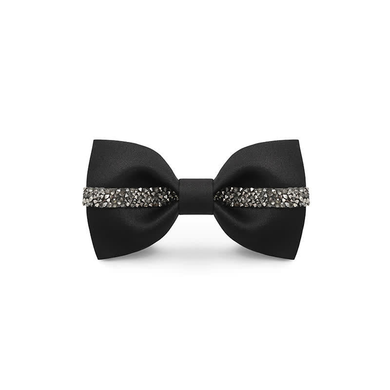 Nœud papillon de marié à chaîne brillante pour homme