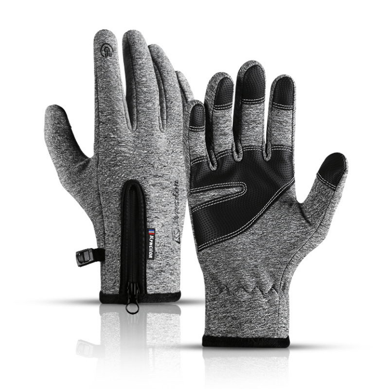 Gants tactiques à fermeture éclair et imperméables pour cyclisme en plein air
