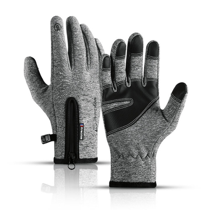 Gants tactiques à fermeture éclair et imperméables pour cyclisme en plein air