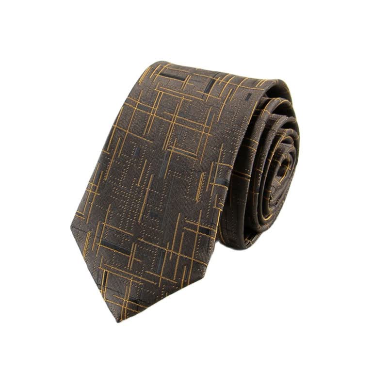 Cravate fine et moderne pour homme, ligne éblouissante