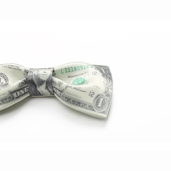 Nœud papillon pour homme avec un dollar américain