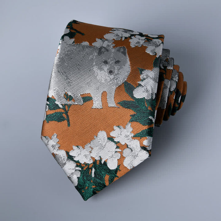 Cravate botanique pour homme Tawny &amp; Grey Novel Wolf