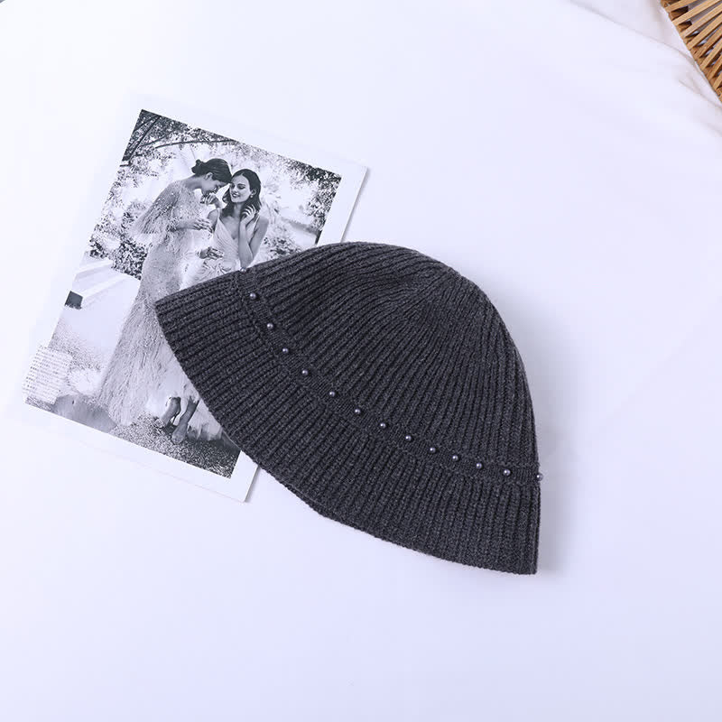 Chapeau bob à perles pour femme pour les vacances