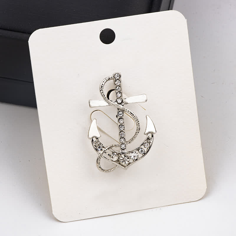 Broche ancre de bateau pour homme