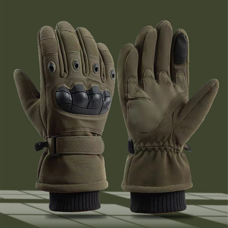 Gants tactiques de protection thermique pour tous les doigts pour l'hiver