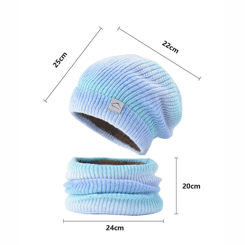 Lot de 2 écharpes extensibles à dégradé de couleurs
