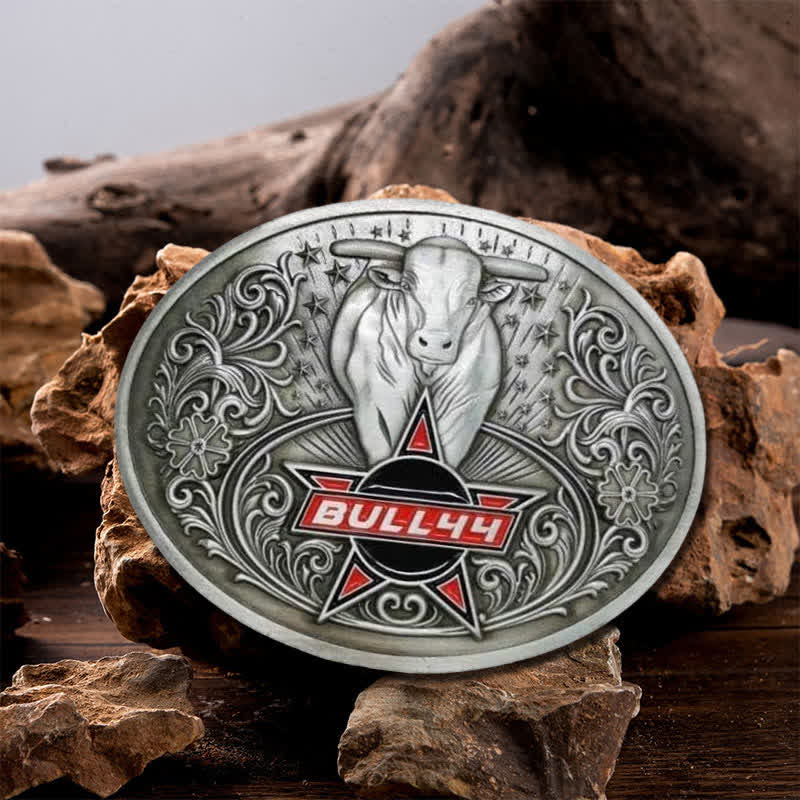 Ceinture en cuir avec boucle porte-bière créative Raging Bull pour homme