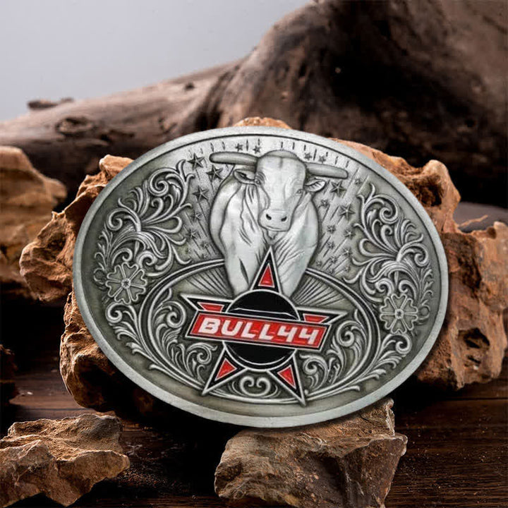 Ceinture en cuir avec boucle porte-bière créative Raging Bull pour homme