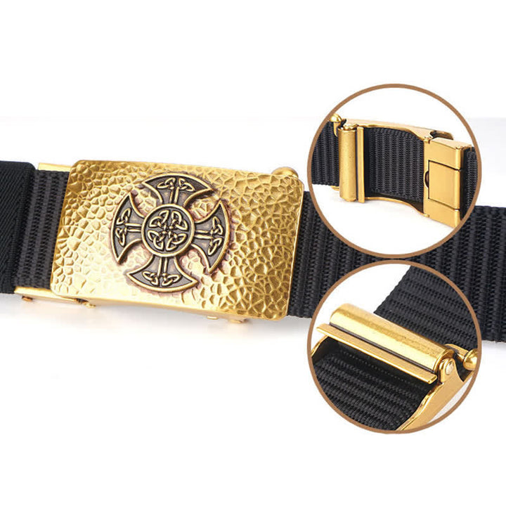 Ceinture en nylon de style rétro pour homme