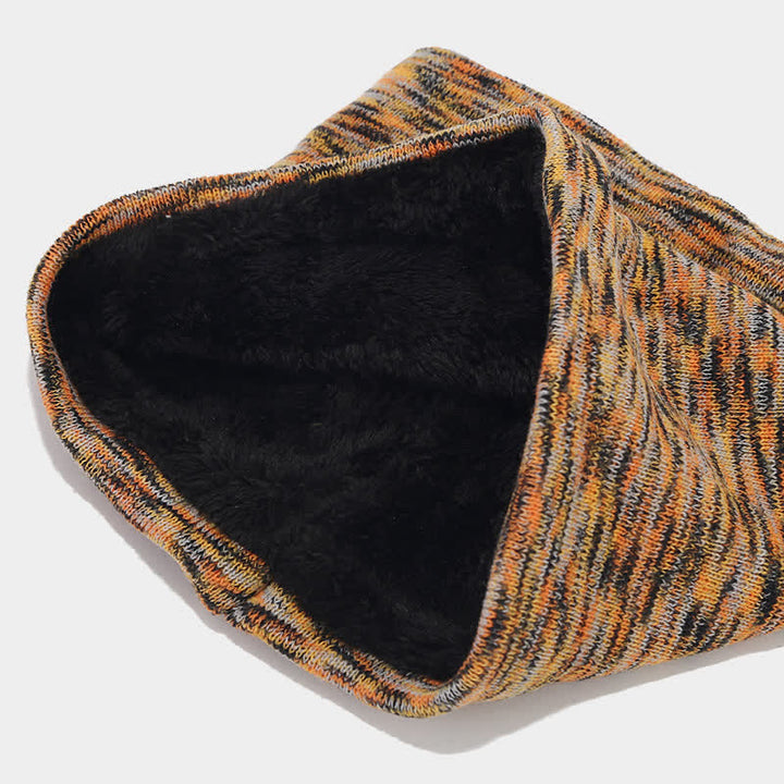 Ensemble de 3 gants, écharpe et bonnet multicolores unisexes
