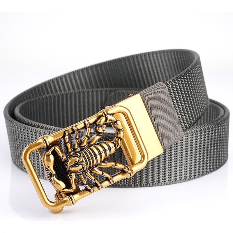 Ceinture simple en nylon pour homme King Scorpion