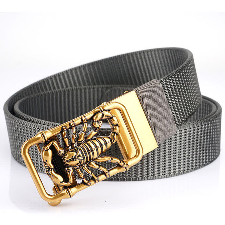 Ceinture simple en nylon pour homme King Scorpion