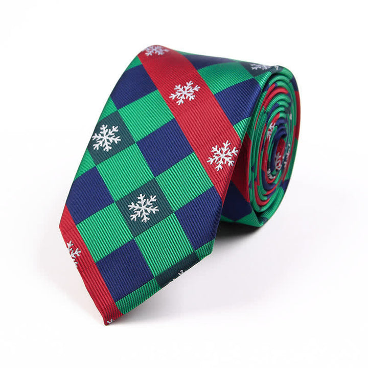 Cravate fantaisie pour homme avec motif Père Noël