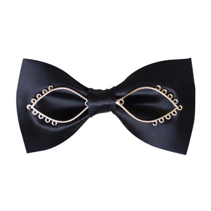 Nœud papillon pour homme avec yeux dorés et audacieux