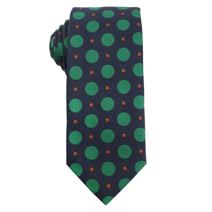 Cravate pour homme de la série Artsy Jasper Turquoise - Gros points - image 6