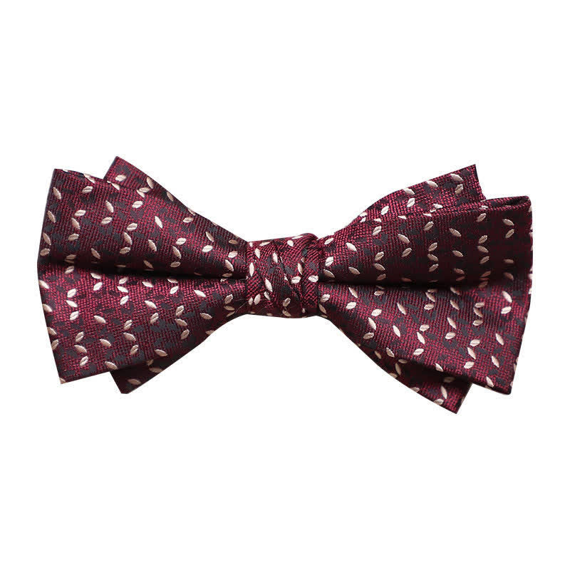 Nœud papillon Gentleman pour homme de la série Burgundy