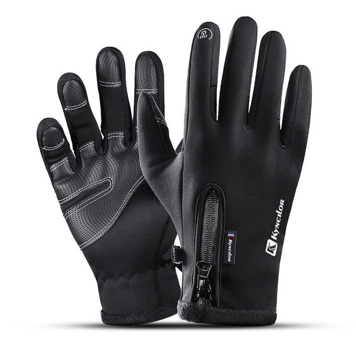 Gants tactiques à fermeture éclair et imperméables pour cyclisme en plein air
