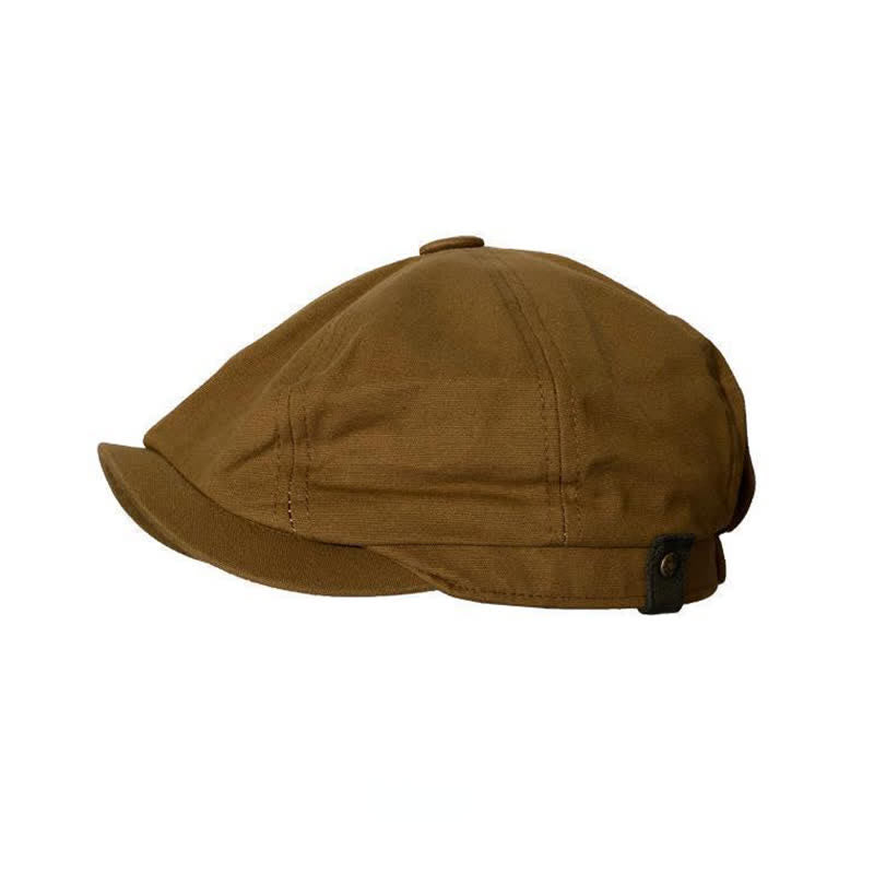 Casquette béret octogonale en coton de gavroche britannique