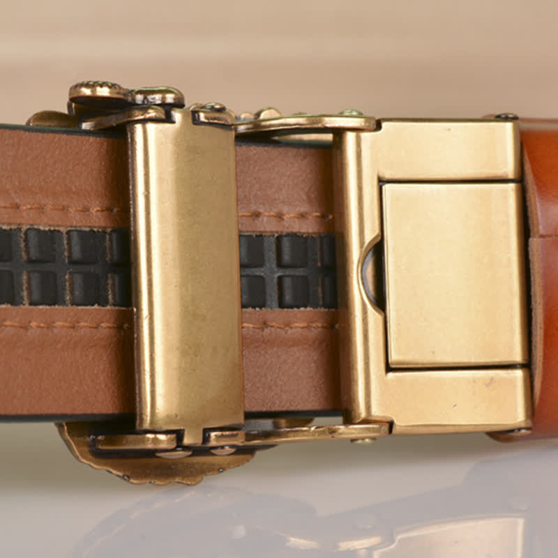 Ceinture en cuir à boucle automatique pour homme Mighty Eagle Sharp Claw