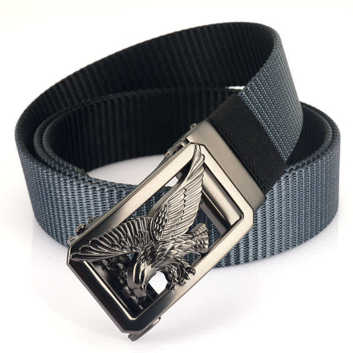 Ceinture en nylon double face Soaring Hawk Eagle pour homme