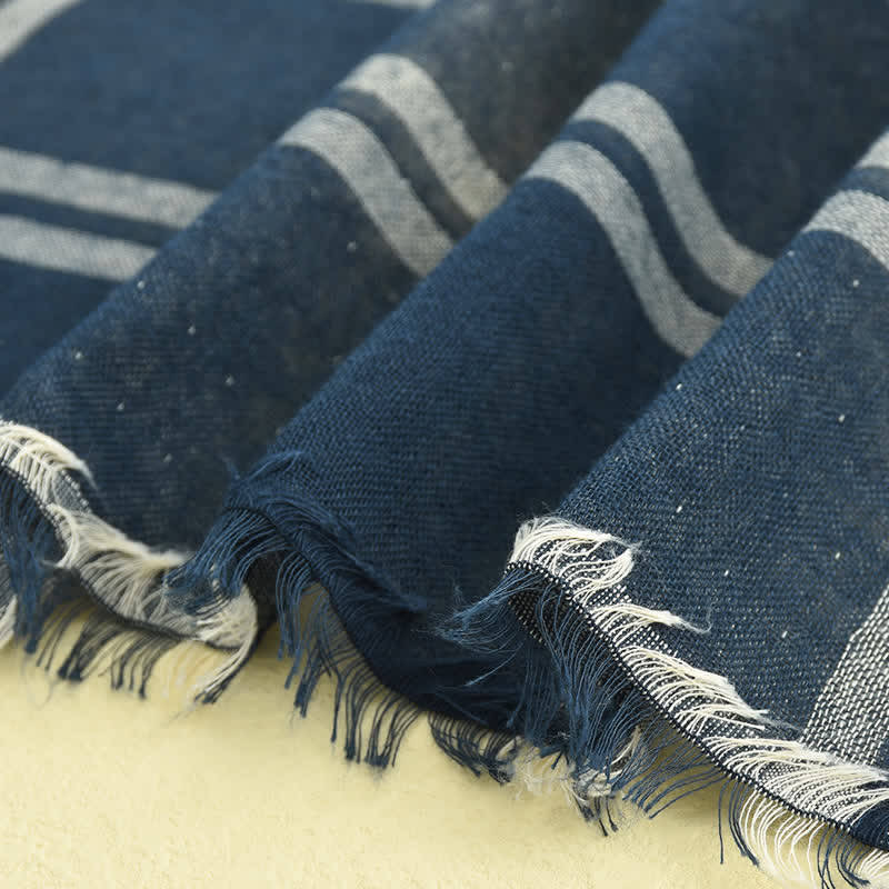 Écharpe à carreaux décontractée de style britannique pour hommes - image 6