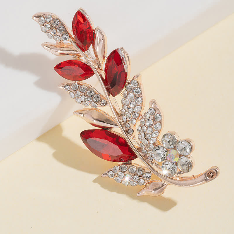 Broche Feuilles Bohème Femme