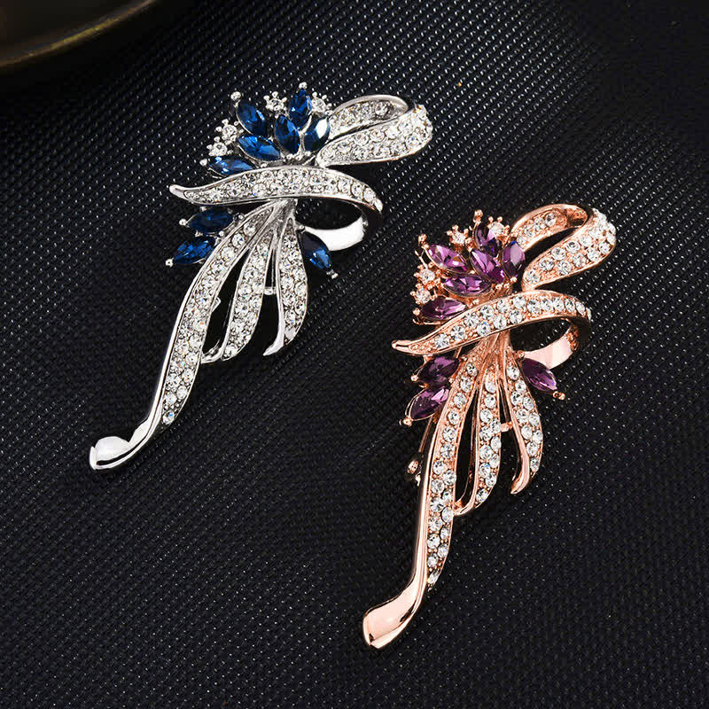 Charmante broche fleur de Bauhinia pour femme
