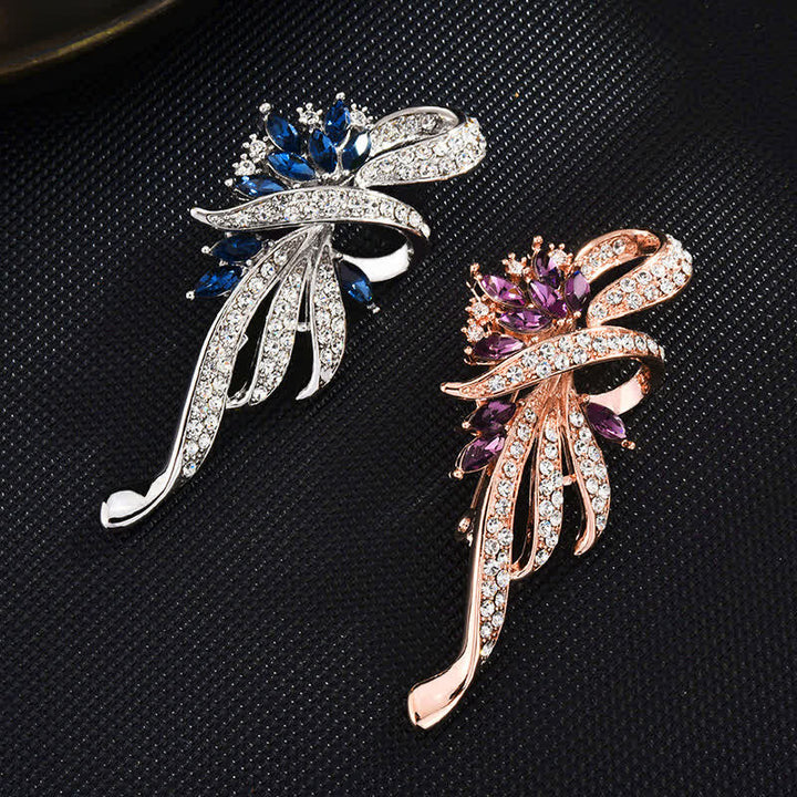 Charmante broche fleur de Bauhinia pour femme
