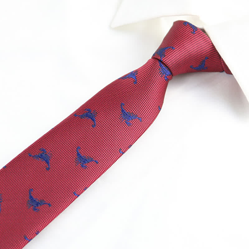 Cravate pour homme à motifs animaliers amusants