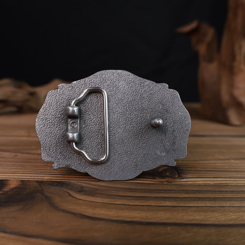 Ceinture en cuir à boucle de moto DIY Live to Ride pour homme
