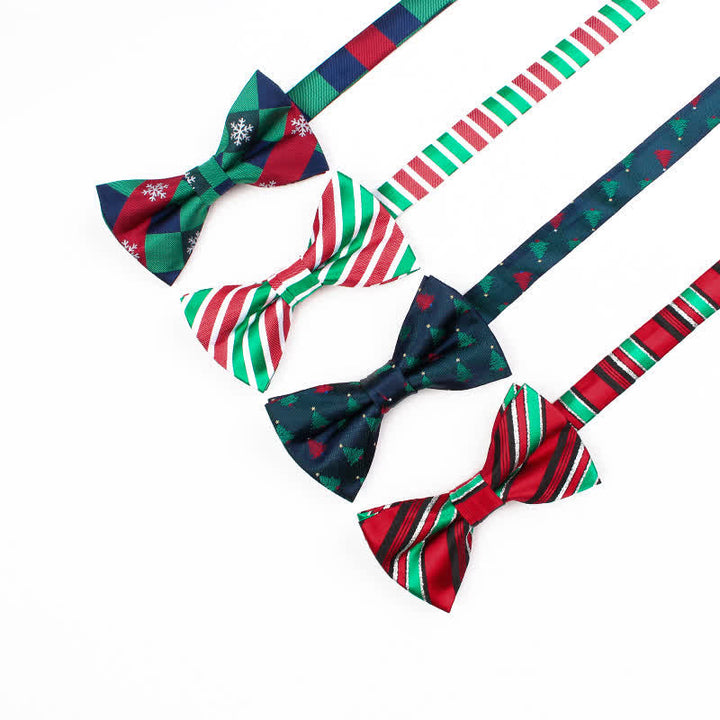Noeud papillon fantaisie pour homme avec motif de Noël