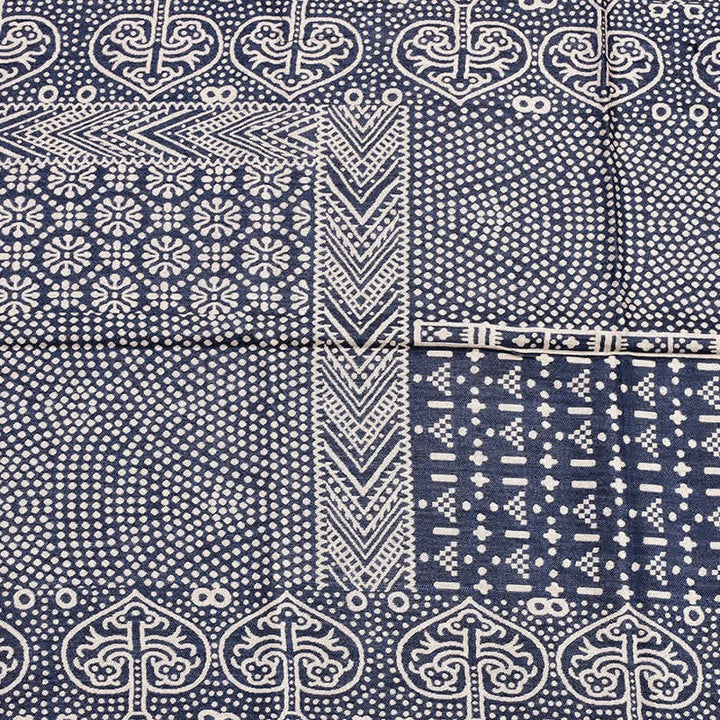 Écharpe ethnique légère en coton et lin pour homme