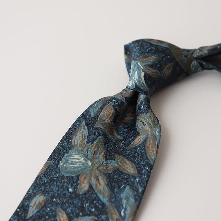 Cravate pour homme avec peinture abstraite classique - Style #7 - image 9