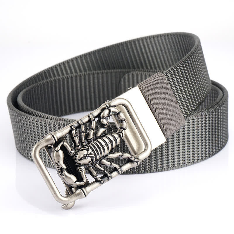 Ceinture simple en nylon pour homme King Scorpion