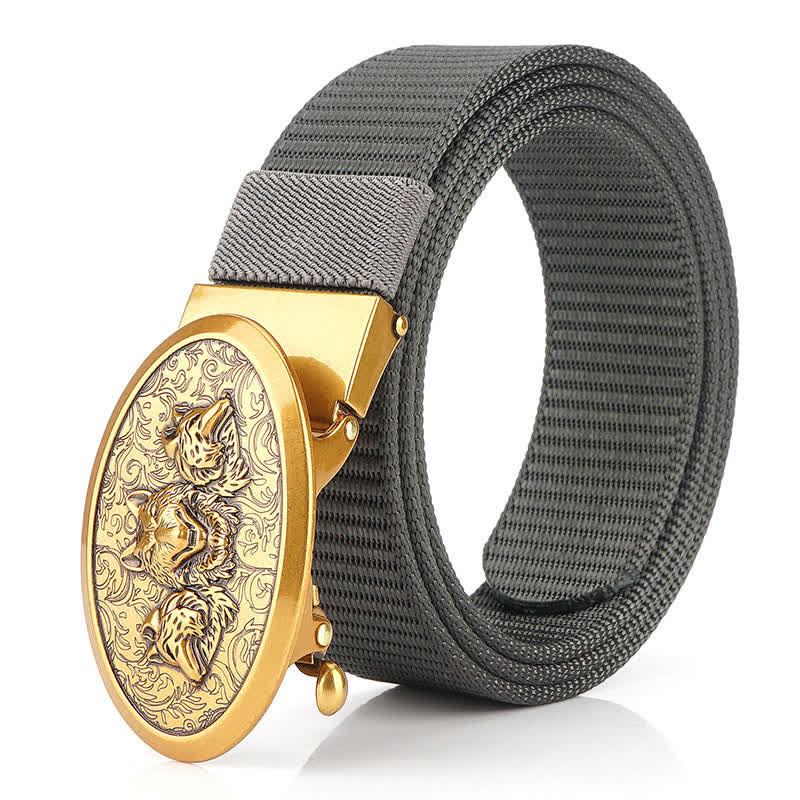 Ceinture en nylon simple pour hommes Hungry Wolves