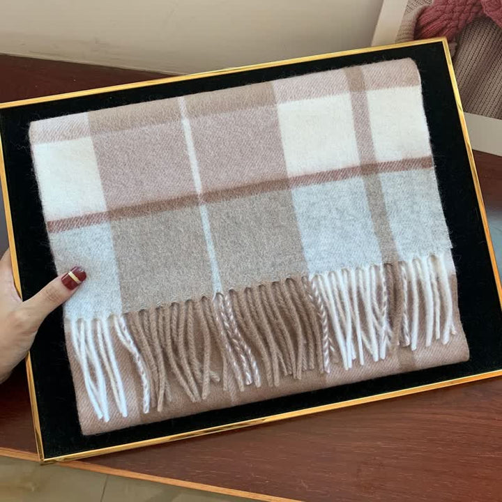 Écharpe unisexe Lamb Edinburgh à carreaux, grande et chaude - #32 - image 51