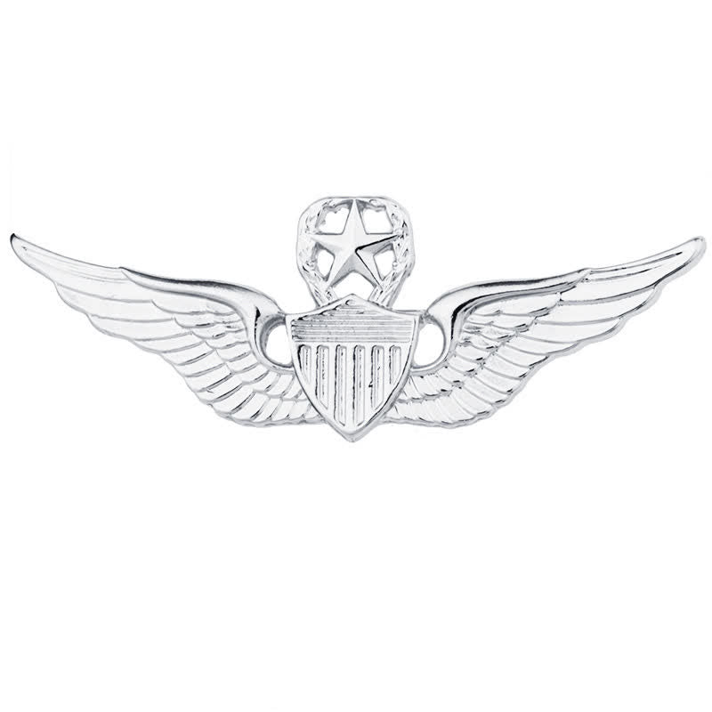 Broche d'insigne d'aile de pilote pour homme