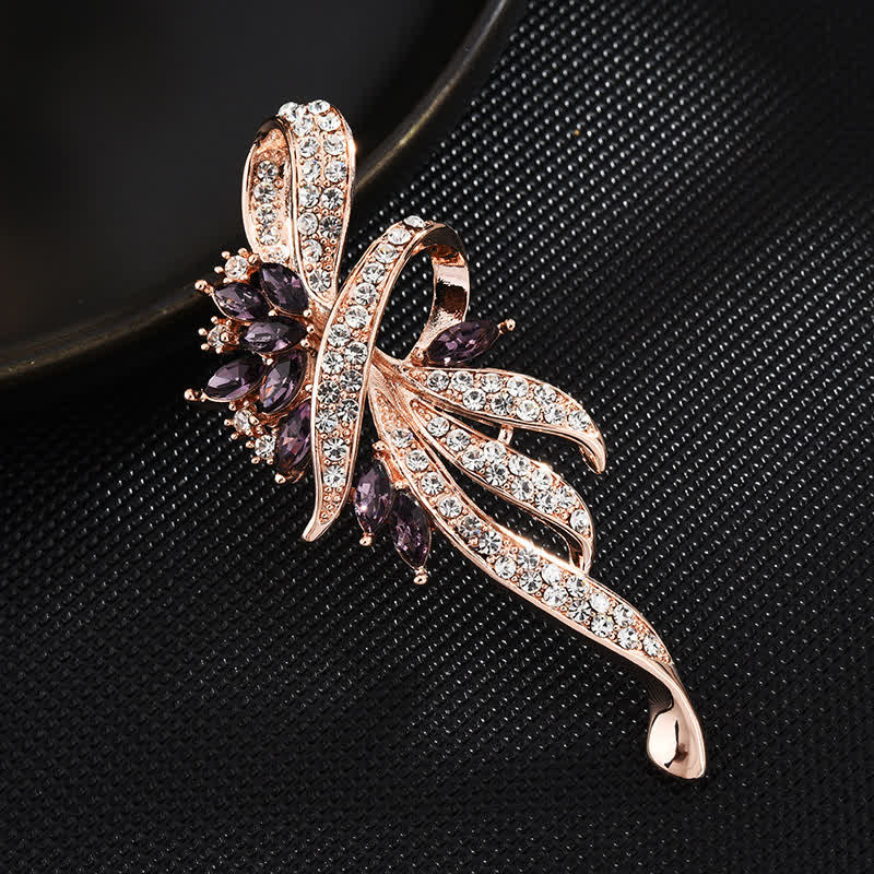Charmante broche fleur de Bauhinia pour femme