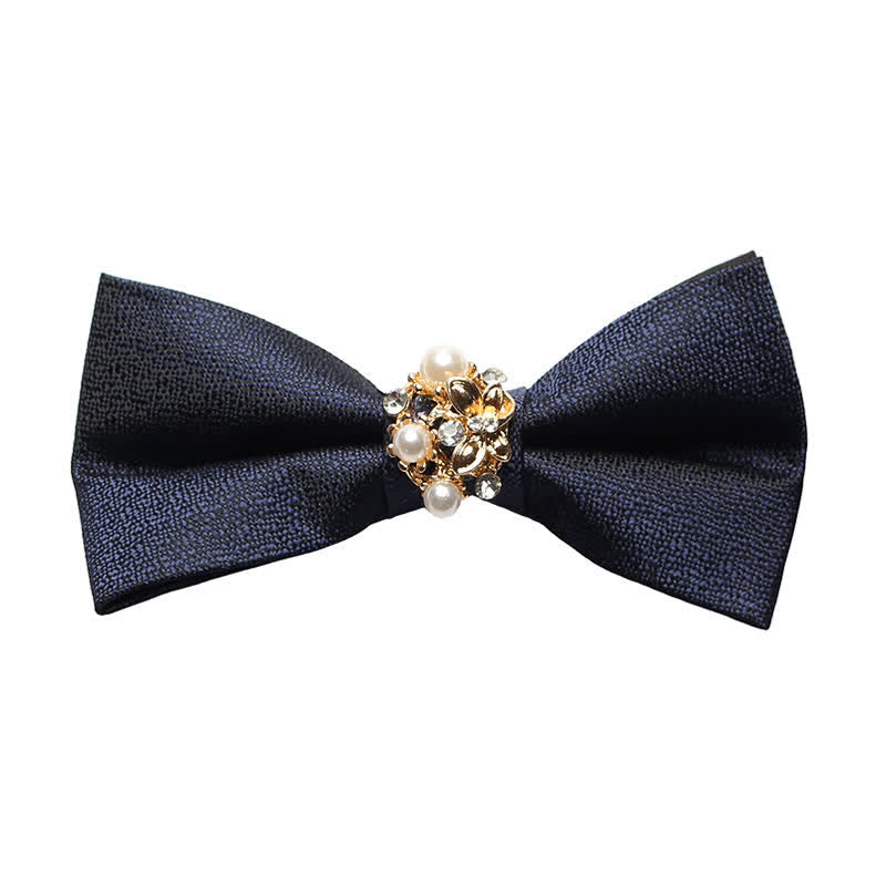 Nœud papillon de smoking formel en perles pour homme