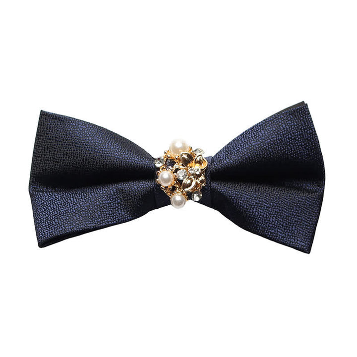 Nœud papillon de smoking formel en perles pour homme