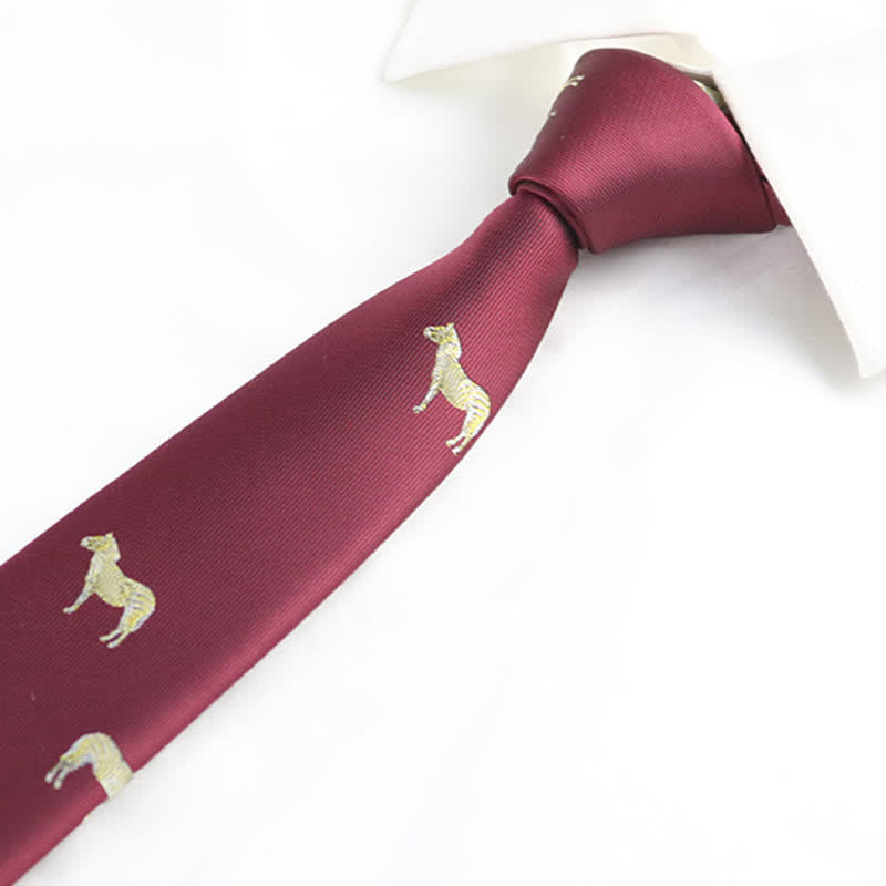 Cravate pour homme à motifs animaliers amusants