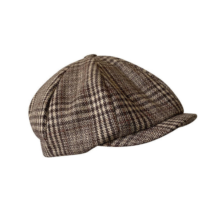 Béret octogonal à carreaux Ivy Gentlemen