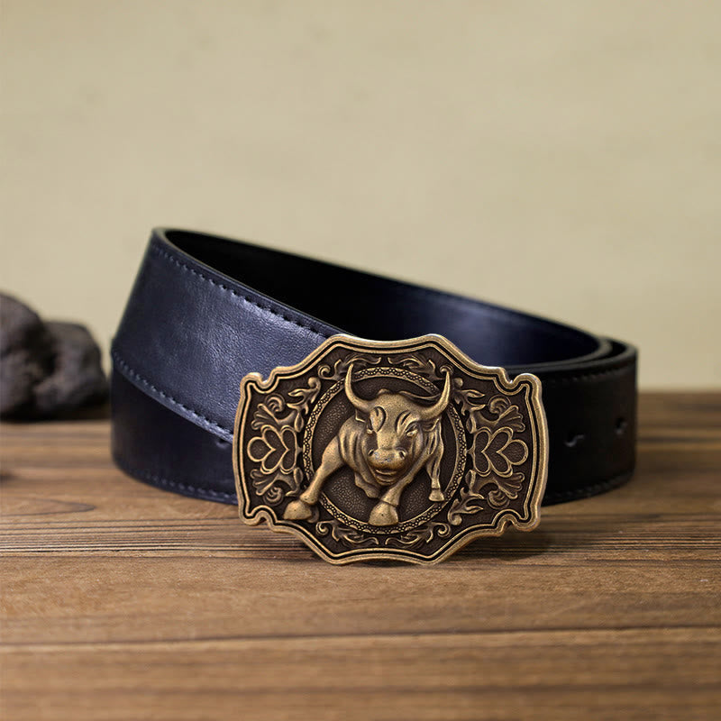 Ceinture en cuir à boucle Matador DIY pour homme