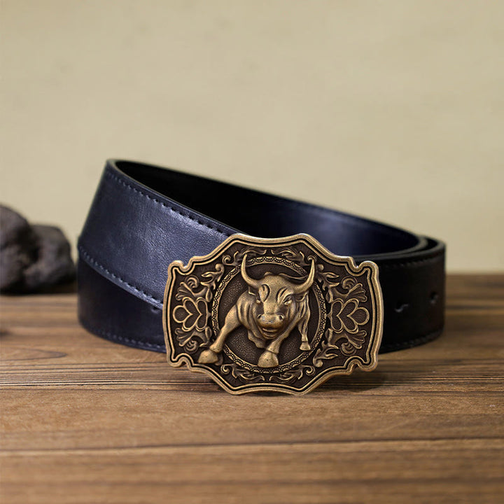 Ceinture en cuir à boucle Matador DIY pour homme