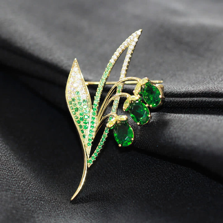 Broche muguet campanule pour femme