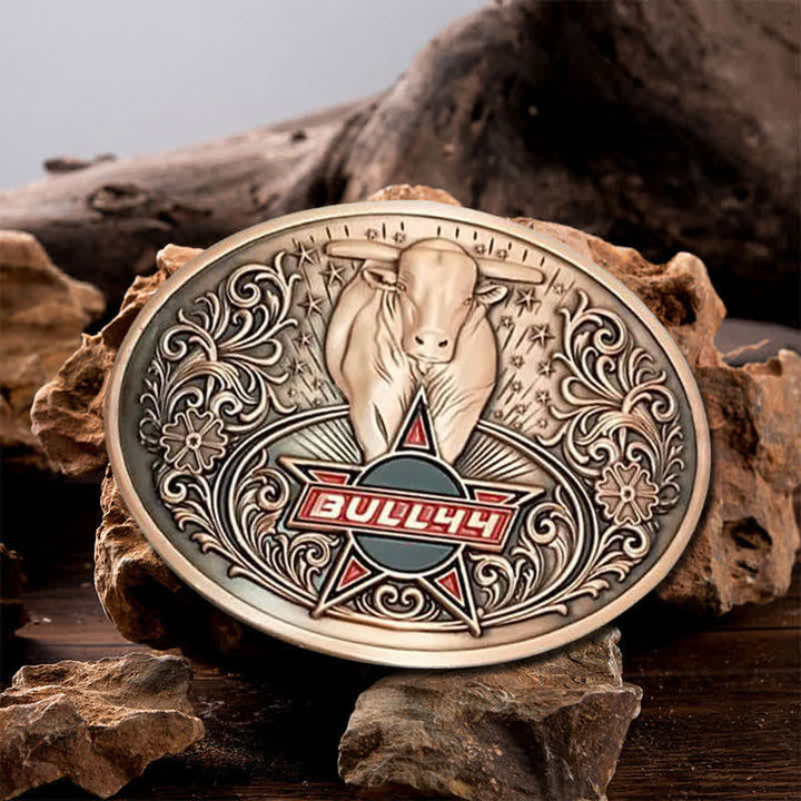 Ceinture en cuir avec boucle porte-bière créative Raging Bull pour homme